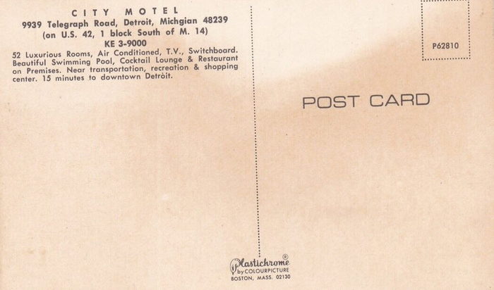 Travelers Motor Inn (New City Motel) - Old Postcard (newer photo)
